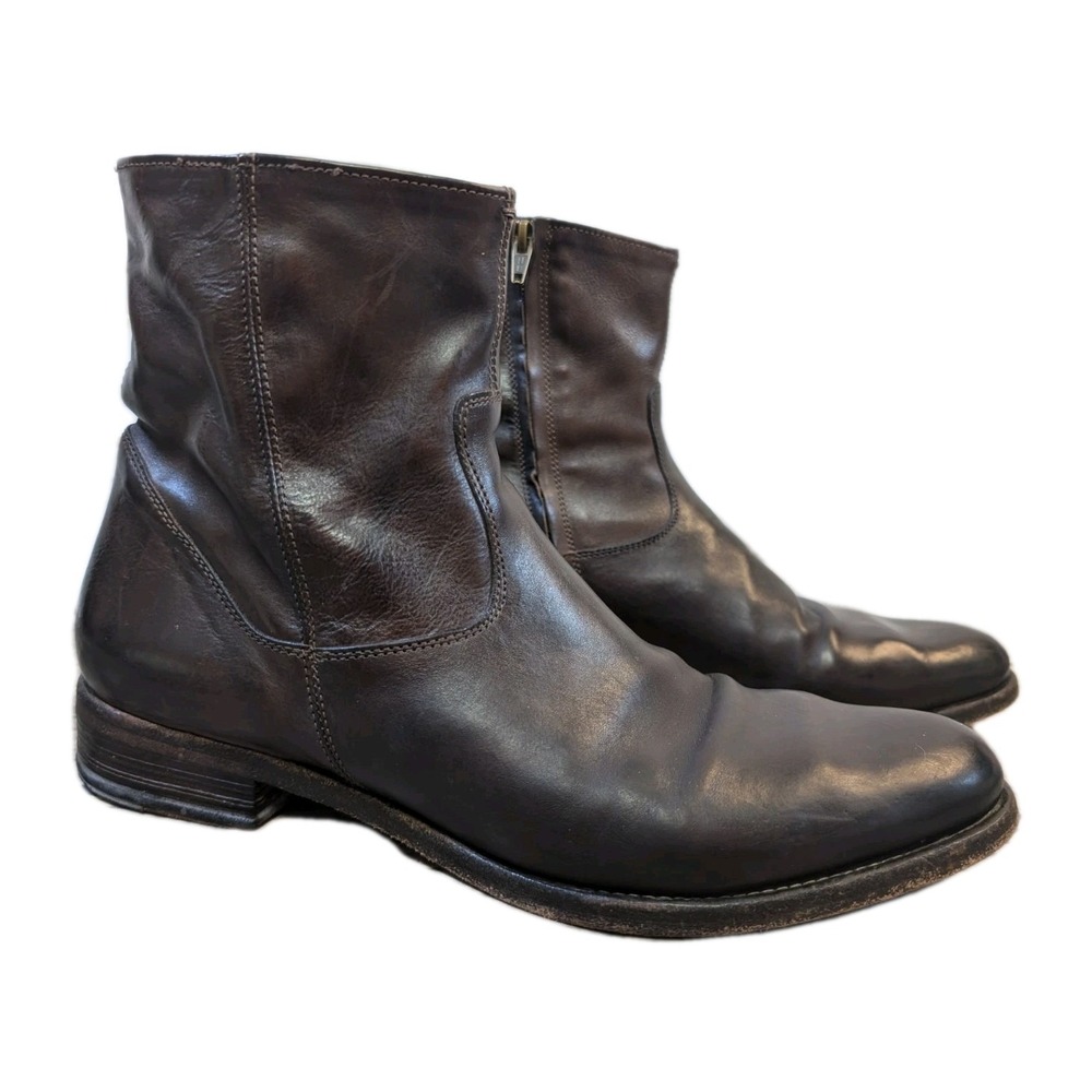 Adam Derrick To Boot New York Augustus Brown Leather Western Size 9.5 $695retail